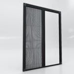 Einfaches Plissiertes Fliegengitter Ohne Schwelle